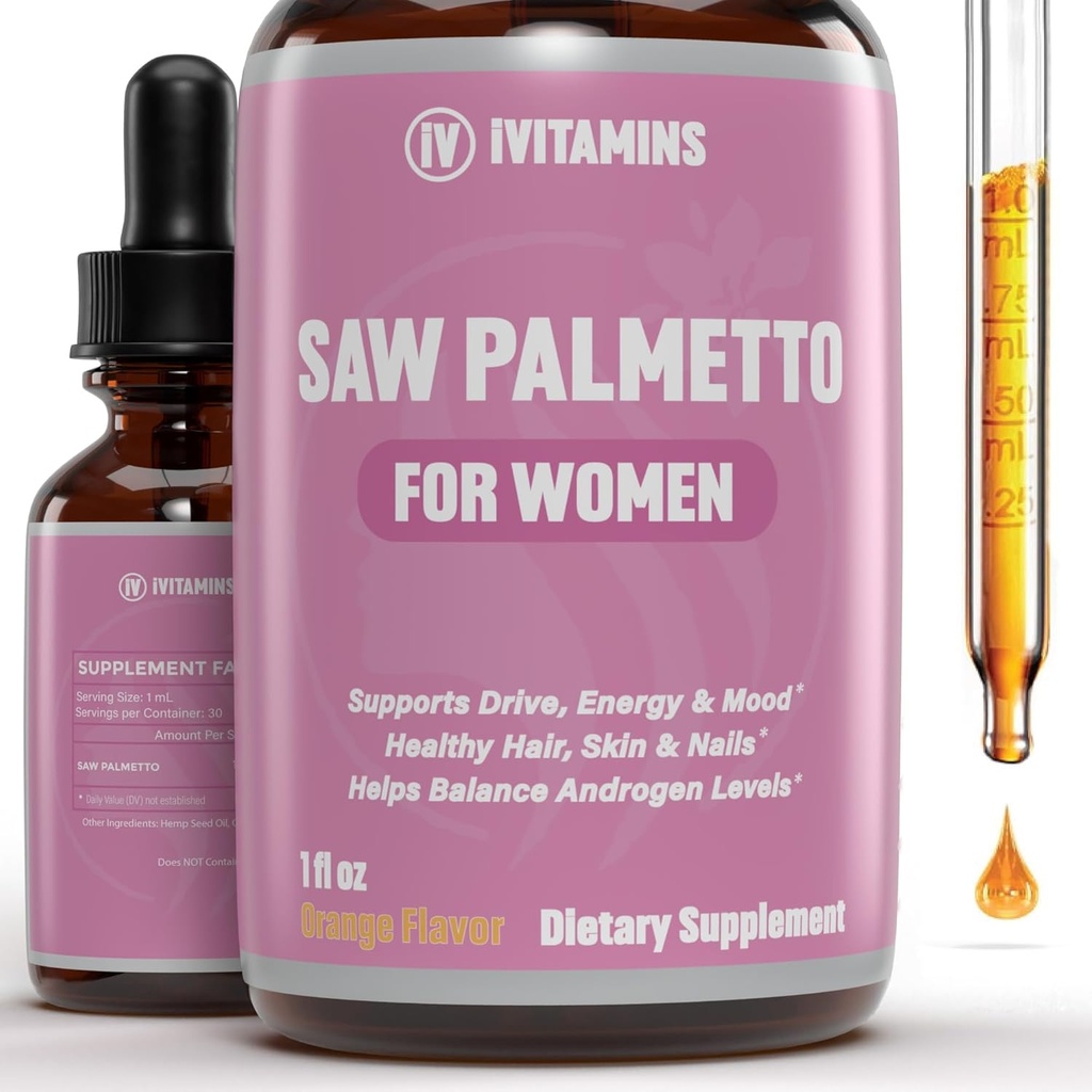 Saw Palmetto for Women ← Ayuda a reducir la pérdida del cabello, soporta el cabello saludable, la piel, las uñas, la energía, el humor &amp; más ← DHT Blocker for Women Hair Growth ← Saw Palmetto for Women Hair Loss ← 1 fl oz