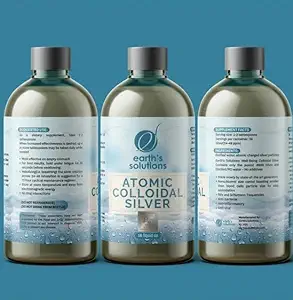 Solución de Plata Colloidal Atómica para el bienestar natural y soporte inmunológico - Suplemento de Plata Iónica ASIN: B0CBZSWPR5