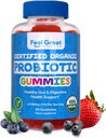Feel Great USDA Probiotic Gummies for Adults and Kids - 2.5 Billion CFU (30 Day) peru Immune Support and Digestive Health ← Clinically Studied DE111 - Bacillus subtilis
