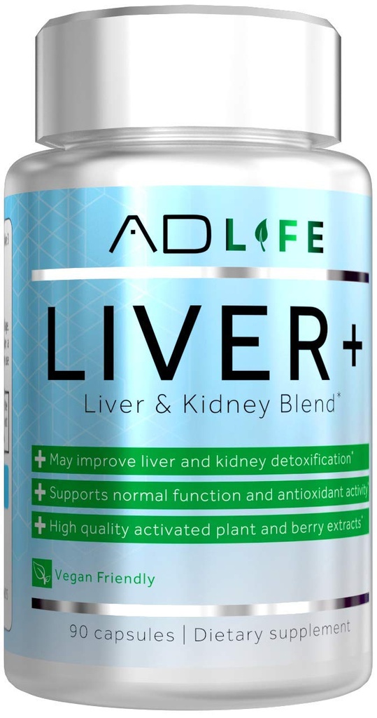 Project AD Liver+ Liver Cleanse & Detox, Liver Supplement (90 Capsules)