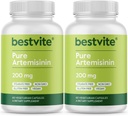 BestVITE Artemisin 200mg (120 cápsulas vegetarianas) (2-Pack) - No Stearates - No agentes de flujo - Vegan - Gluten Gratis - No GMO
