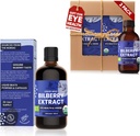 Polvos de selva Extracto de mora silvestre 3x3.4oz Botella de mora líquida Anthocyanin Suplemento de arándano de arándano europeo libre de alcohol para ojos Alta biodisponibilidad Extracto líquido