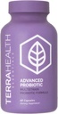 Terra Health Essentials Advanced Probiotics ← 50 Billion CFU ← Reduce Bloating &amp; Gas, Immune Support TEN 30-Day Supply (60 Capsules)