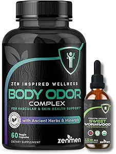 Zenmen Global Wellness Bundle: Body Odor Supplement and Sweet Wormwood Tincture Bundle