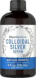 Carlyle Colloidal Silver ← 10 PPM Silencio 8 oz (236 mL) Silencio Nano Silver Technology Solutions Silencio Vegetarian, Non-GMO, &amp; Gluten Free Supplement