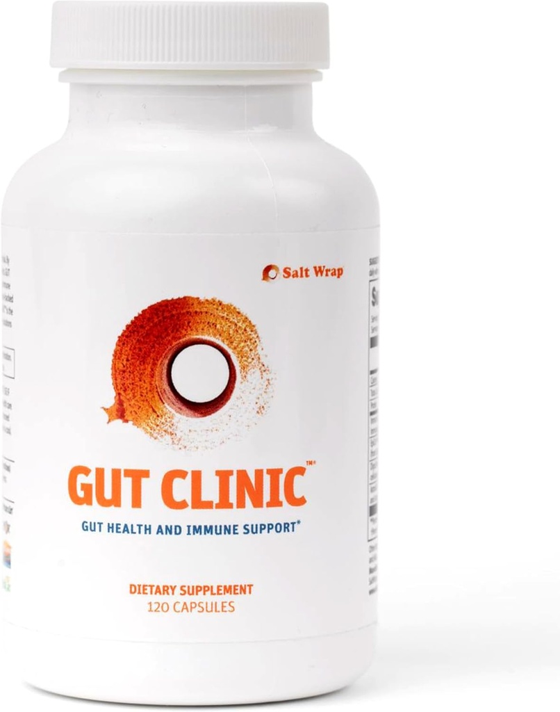 SaltWrap Gut Clinic Postbióticos - Gut Health, Complete Gut Repair, Barrier & Immune Support - Ayudas Bloating, Gas & Indigestión - 90 cápsulas