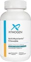 XYMOGEN Children's ActivNutrients Chewable - Mixed Berry Multivitamin for Kids - Multi Vitamin Multimineral for Wellness + Immune Support - Minerales Chelated + B Vitaminas con Folate (60 Tablets)