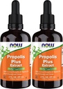 NOW Supplements, Propolis Plus Extract Liquid with Dropper, Herbal Supplement, 2-Ounce (Pack of 2)