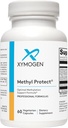 XYMOGEN Methyl Protect - Optimal Methylation Formula with Methyl Folate, Vitamin B12 (Methylcobalamin b12), Riboflavin + B6 Vitaminas - Cognitive, Homocysteine + Suplementos de Salud del Corazón (60 cápsulas)