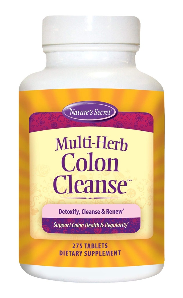 Colon Cleanse Secreto de la Naturaleza, 275 Tabletas