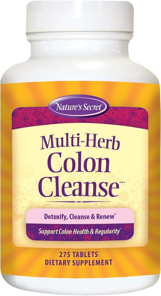 Colon Cleanse Secreto de la Naturaleza, 275 Tabletas