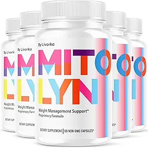 (5 Pack) Mitolyn Capsules - Mitolyn, Mitolyn Advanced Formula Pills, Mitolyn Supplement, Mito Lyn, Mito Lyn Pills, Mitolyn Support, Mitolyn Pill, Mitolyn Supplement Pills, 300 Capsules for 5 Months