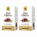 Solgar Tart Cherry 1000 mg, 90 cápsulas vegetales (Pack of 2) - Antioxidante con quercetina, ácido clorogénico " Anthocyanins Compounds - Non-GMO, Vegan, Gluten Free, Dairy Free - 180 Total Servings