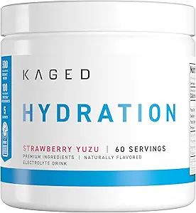 Kaged Hydration Electrolytes Powder ← Strawberry Yuzu TEN Hydra-Charge Sports Drink Mix TEN Pre, Post, Intra Workout TEN Low Carb, Vegan, Gluten Free ← Suplementos para Hombres &amp; Mujeres