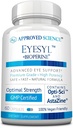 Aprobada Ciencia EyeSyl - Suplemento de apoyo al ojo - Chromium Picolinate, Taurine, Lutein, Zeaxanthin, Bilberry, BioPerine - 1 Mes de suministro - 60 cápsulas - Hecho en los EE.UU.