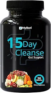 15 Day Cleanse - Gut y Colon Support - Advanced Gut Cleanse Detox for Women &amp; Men with Senna, Cascara Sagrada " Psyllium Husk - Non-GMO - Made in USA - 30 Capsules