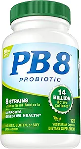 Nutrición Ahora PB 8 Acidophilus probiótico para la vida* Suplemento dietético vegetariano para hombres y mujeres, 120 Cuenta (Pack of 2)