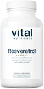 Vital Nutrients Resveratrol ← Ultra High Potency Antioxidant ← Trans Resveratrol for Cardiovascular and Cell Health Support* ← Vegan Supplement TEN Gluten, Dairy and Soy Free ← Non-GMO tención 120 Capsules