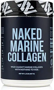NAKED Marine Collagen Peptides Protein Powder - Unflavored - de Wild Caught Cod - Paleo Friendly, Non-GMO, Soy-Free, Gluten-Free - 47 Servings