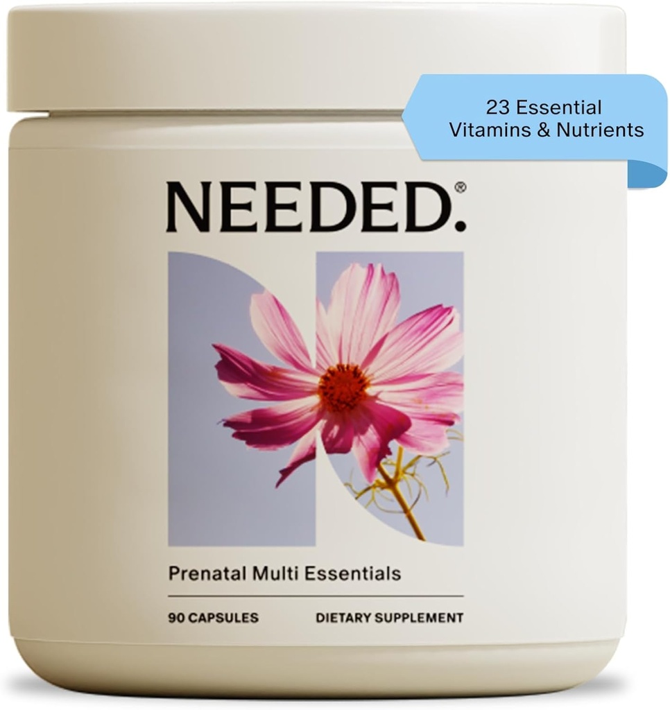 Necesitado. Multivitamina para Prenatal ← Prenatal Multi Essentials Capsule - Pregnancy, Breastfeeding, Postpartum ← Expertly-Formulated & Third-Party Tested, ← 30-Day Supply