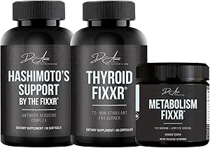 Dr. Amie Hashimoto's Support, 30 Softgels, Thyroid, 60 Capsules, and Metabolism (Orange Crush), 30 Servings