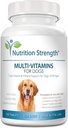 Multivitaminas para perros, vitaminas diarias y soporte mineral, suplementos nutricionales para perros y tamaños caninos, promueve la salud inmune en mascotas, 120 tabletas abatibles