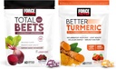 Factor de fuerza Total Beets Soft Chews, 60 Chews &amp; Better Turmeric Joint Support Suplemento, 60 Soft Chews