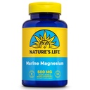 Nature's Life Marine Magnesium 500mg | Healthy Digestion & Regularity Formula with Magnesium Hydroxide from Northern Sea Waters | 100 Vegetarian Caps