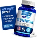 Nos gusta vitaminas NSF Glutathione certificado Suplemento 500mg - 60 cápsulas de L-Glutathione reducido para el soporte antioxidante &amp; inmunológico - Fabricado en EE.UU.