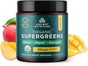 Antigua Nutrición SuperGreens Polvo con Probióticos, Ecológico Mango Flavor Greens, Hecho de Frutas Reales, Verduras y Herbs, Apoyo Digestivo y Energético, 12 Servimientos, 3.3oz