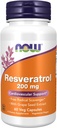 AHORA Suplementos de alimentos, Resveratrol natural 200 mg con extracto de vino tinto, 60 cápsulas de verduras
