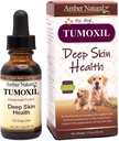 Amber NaturalZ Tumoxil Deep Skin Health Herbal Supplement for Dogs and Puppies TEN Canine Herbal Supplement for Skin and Metabolism Support ← 1 Fluid Ounce Glass Bottle