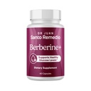Santo Remedio Berberina, Suplemento dietético, Vegetariano, No Añadido Azúcar, 60 cápsulas, 30 servicios.
