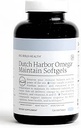 Big Bold Health Dutch Harbor Omega Maintain Softgels - Premium Alaskan Cod Liver Oil (120 Cuenta) - Suplemento Omega-3 con EPA, DHA, DPA - Vitaminas Naturales A &amp; D - MSC certificado
