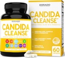 Candida Cleanse Detox (60 Conde) Advanced 11-in-1 Formula for Overgrowth Treatment with Candida Killer Complex for Hombre and Women - Third Party Tested - Made in USA