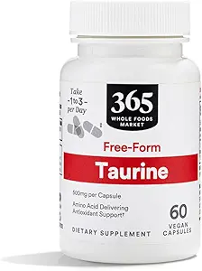 365 por Whole Foods Market, Taurine 500mg, 60 Cuenta