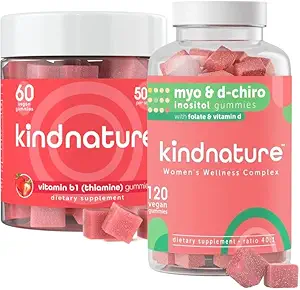 Myo-Inositol &amp; Vitamina B1 Wellness Bundle - Hormonal Balance &amp; Nervous System Support Gummies