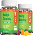 Natural Hemp Gummies 2,000,000 XXL Extra Strength - Vegan, Bajo Azúcar, Non-GMO - 120 Condes