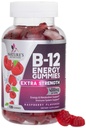 B12 Energy Gummies - 4500 mcg Vitamin B12 Per Serving - Extra Strength Chewable B12 Supplement for Energy, Metabolism & Immune Support - For Women, Men & Kids - Natural & Berry Flavored - 120 Gummies