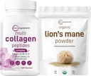 Micro Ingredientes Complejo Multi Collagen &amp; Lions Mane Mushroom Suplemento Powder Bundle 2 Pack ← Peptides Collagen Grass-Fed Collagen peru Natural Superfood for Brain, Energy, &amp; Immune Health