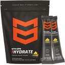 MTN OPS Hydrate Electrolytes Powder Drink Mix, 20 Single Serving On-The-Go Electrolyte Packs con más de 1000 mg de electrolitos por Serving, Pineapple