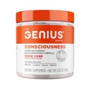 La Conciencia Genius Brand Genius - Suplemento de Salud Cerebral Todo en Uno para la Claridad - Apoya la Concentración, Pensamiento Creativo, Energía & Memoria - Funcionado por Nootropics - 15 Servimientos - Cono de Nieve