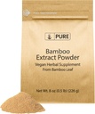 Ingredientes originales puros Extracto de bambú (8oz) sin gluten, Suplemento herbal