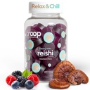 Troop Reishi Mushroom Gummies - Calming Gummies for Adults and Children - Focus Supplement for Stress, Relax, Immune Support - 4000mg Triple-Extracted Fruiting Body - Mixed Berry, 60 Conde