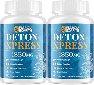 Canna Cleanse, Liver Cleanse Detox " Repair Chewable Tablets, Milk Thistle Suplemento, Fast-Acting Body Detox for Women " Men, Toxin Flush for Liver, Kidney, Digestion " Metabolism, 120 Tablets