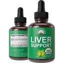 USDA Organic Liver Cleanse Detox " Repair. 6-in-1 Liquid Drops with Organic Milk Thistle, Artichoke Extract, and More. Zero Sugar, Liver Health Support Tincture Supplement Alternative to Capsules