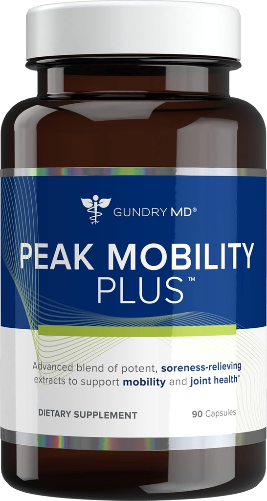 Gundry MD® Peak Mobility Plus Advanced Joint and Flexibility Support Formula, 60 Conde