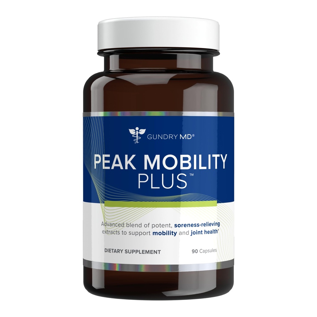 Gundry MD® Peak Mobility Plus Advanced Joint and Flexibility Support Formula, 60 Count