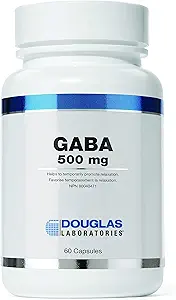 Douglas Laboratories GABA 500 mg. peru Amino Acid Support for Brain Neurotransmitters, Sleep Cycles, and Body Temperature