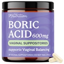 Boric Acid Suppositories for Women 600mg ¦ pH Balance, Vaginal Odor & Itching  Feminine Hygiene < Intimate Health Support ← Boric Acid for Women Vaginal Suppositories  Unscented, Vegan ← 30 Ct